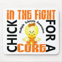Chick In The Fight Multiple Sclerosis MS Mousepad
