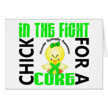 Chick In The Fight Muscular Dystrophy Greeting Card