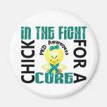 Chick In The Fight PKD Fridge Magnet