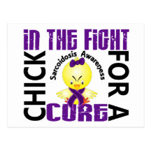 Chick In The Fight Sarcoidosis Postcard