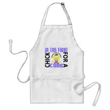Chick In The Fight Stomach Cancer Aprons