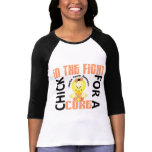 Chick In The Fight Uterine Cancer t-shirts