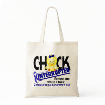 Chick Interrupted 2 CFS Chronic Fatigue Syndrome Tote Bag