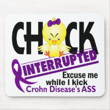 Chick Interrupted 2 Crohn's Disease Mousepad