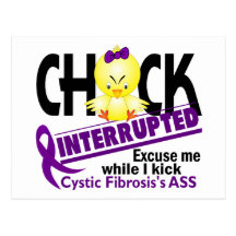 Chick Interrupted 2 Cystic Fibrosis Post Card
