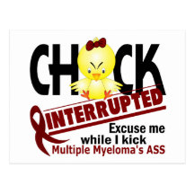 Chick Interrupted 2 Multiple Myeloma Post Cards