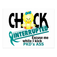 Chick Interrupted 2 PKD Postcards