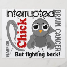 Chick Interrupted 3 Brain Cancer Flyers