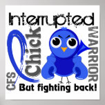 Chick Interrupted 3 CFS Chronic Fatigue Syndrome posters