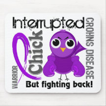 Chick Interrupted 3 Crohn's Disease Mousepads