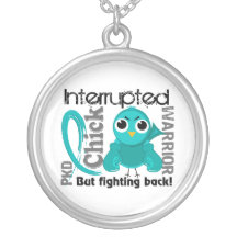 Chick Interrupted 3 PKD Polycystic Kidney Disease Necklace