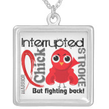 Chick Interrupted 3 Stroke Custom Necklace