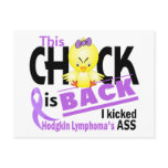 Chick Is Back Hodgkin's Lymphoma Post Card