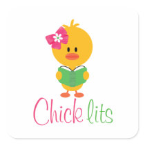 Chick Lits Stickers