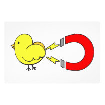 Chick Magnet stationery