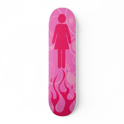Chick Skate Decks by SkateCrazy