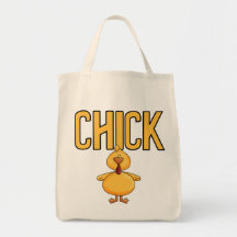 Chick T-shirts and Gifts Canvas Bags