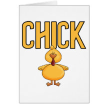 Chick T-shirts and Gifts Greeting Card