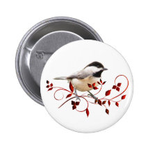 Chickadee Button