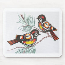 chickadees 1 mousepad