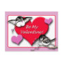 Chickadees Valentine Postcard
