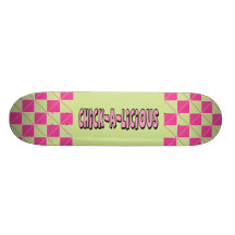 Chickalicious ! plateau de skateboard