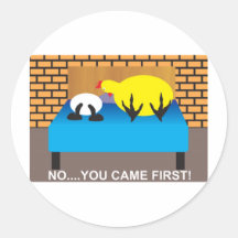 Chickegg Round Sticker