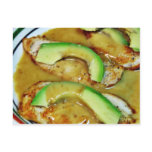 Chicken And Avocados With Sherry Cream Sauce Postcards