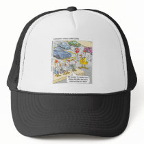 Chicken Barriers Funny Cartoon Gifts & Tees Hats