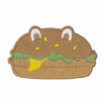 Chicken Burger Embroidered Shirt