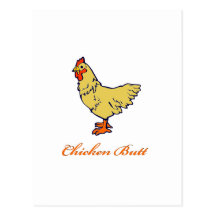Chicken Butt Postcards