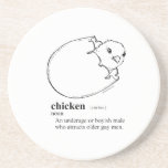 CHICKEN BEVERAGE COASTERS