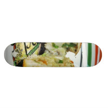 Chicken Dinner Stuffed Stuffing Skate Board Deck