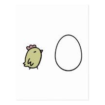 Chicken & Egg Postcard