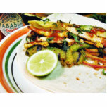 Chicken Fajitas Limes Photo Sculpture