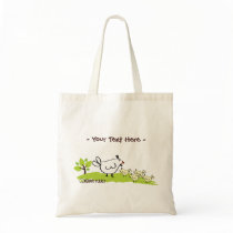 Chicken Family Organic Planet Reusable Canvas Bags