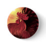 Chicken Farm Red Rooster Painting - Multi Button