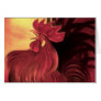 Chicken Farm Red Rooster Painting - Multi Card