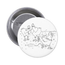 Chicken Health Care Humour Pins