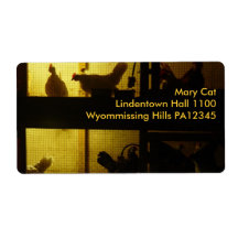Chicken House Shipping Labels