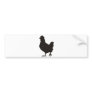 chicken is the new black bumper sticker