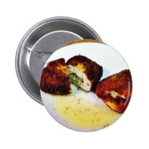 Chicken Kiev Pinback Button