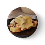 Chicken Marsala On Garlic Toast With Cheese Pins