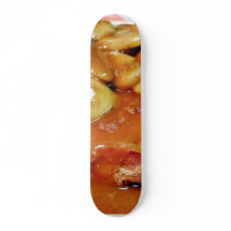 Chicken Mushrooms Sauces Skateboard Decks
