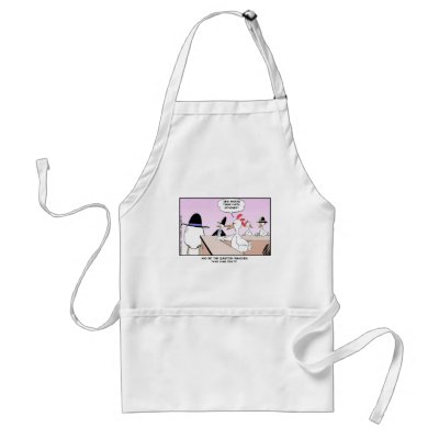 Chicken Or Egg? Funny Gifts & Collectibles Apron by beardiethor123