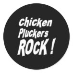 Chicken Pluckers Rock! Sticker