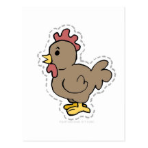 CHICKEN POST CARD