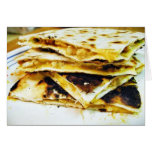 Chicken Quesadilla Greeting Cards