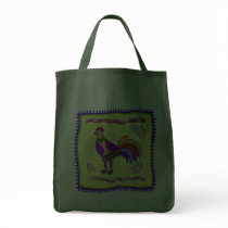 Chicken Quilt Tote Bag