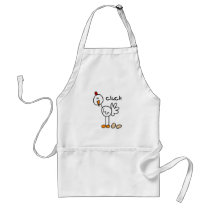 Chicken Says Cluck Tshirts and Gifts Aprons